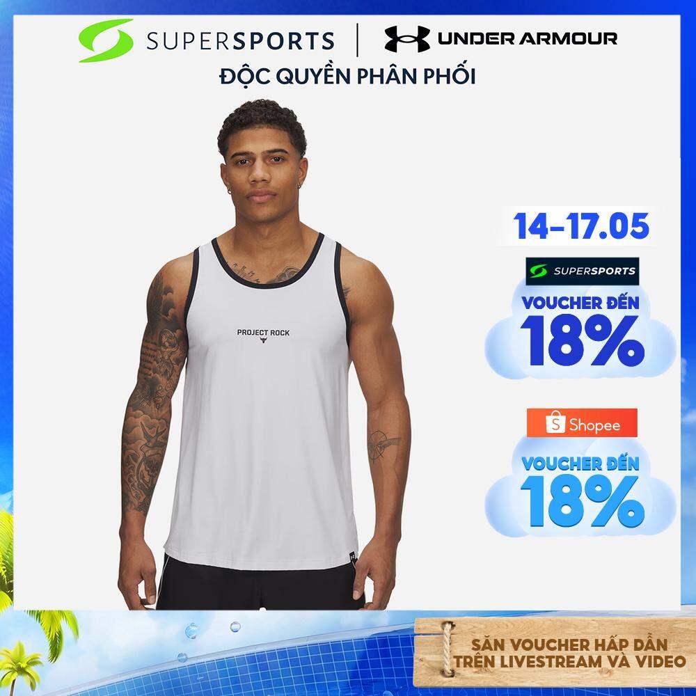 Áo Ba Lỗ Nam Under Armour Project Rock Iso Chill - 6005471-100