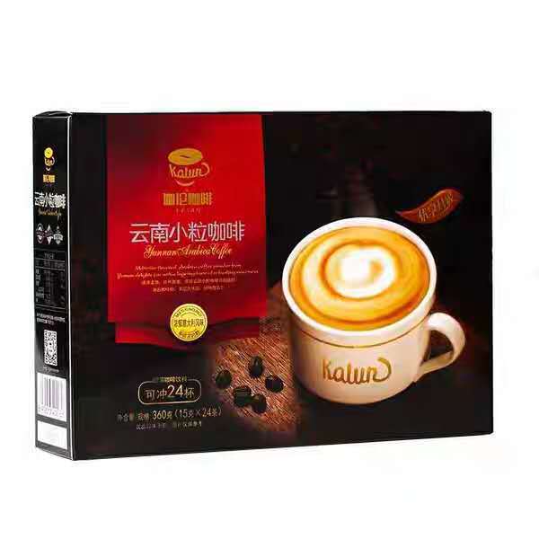 2026新款云南小粒咖啡 意大利风味咖啡360g24条伽伦咖啡可Yunnan small grain coffee Italian style coffee 320260514