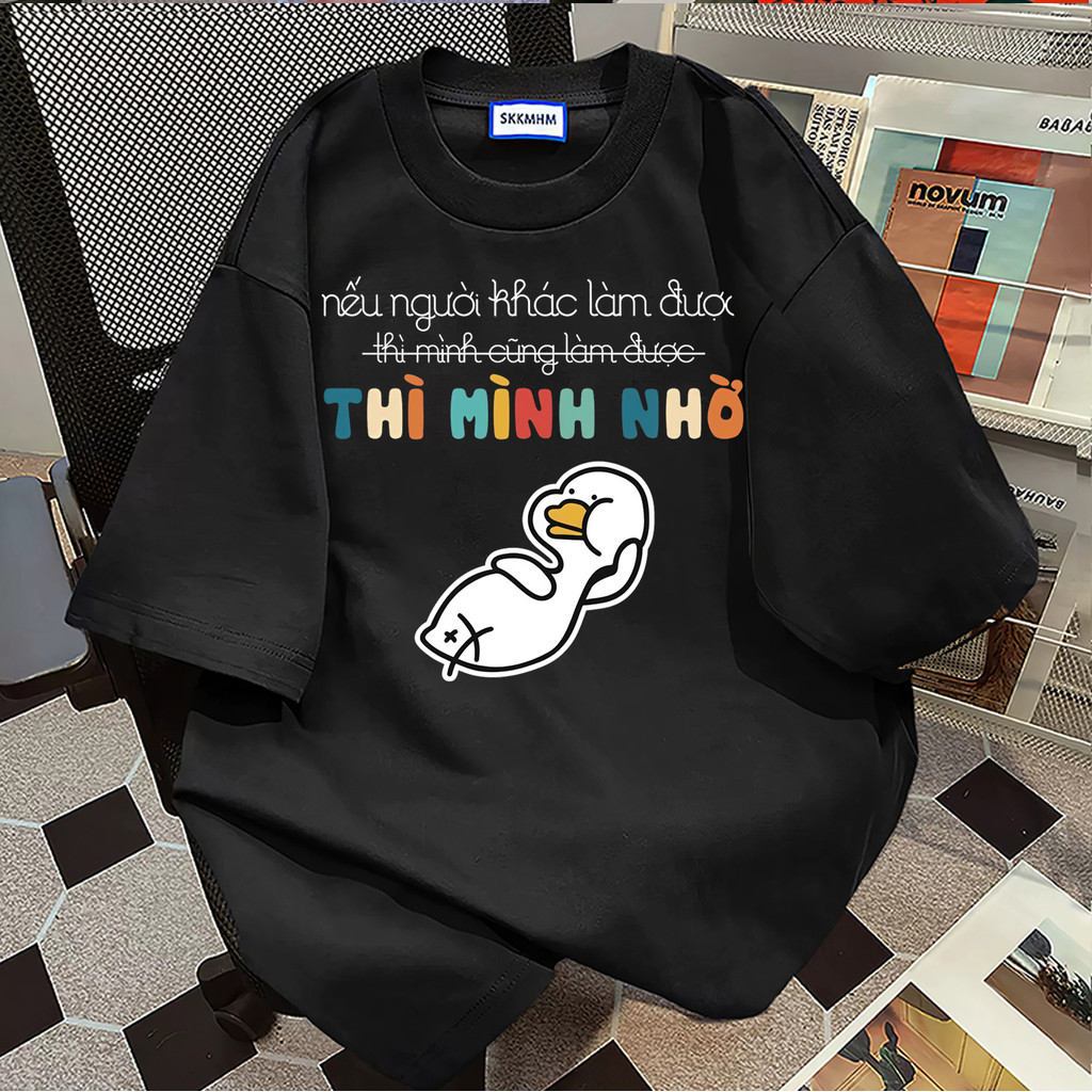 COD✅Funny Letter Printed T-Shirt with Funny Letters If Others Can Do It - Office Casual Shirt - 100%