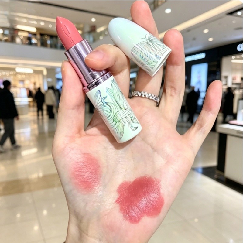 [MG Khuyến nghị] Son môi MAC Butterfly 3.5g Phiên bản giới hạn Son môi họa tiết đá cẩm thạch Nhung M