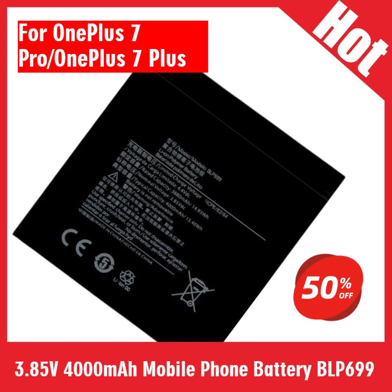 Thương Hiệu Mới Chất Lượng Cao 3.85V 4000mAh Thay Thế Pin Điện Thoại Di Động BLP699 Cho OnePlus 7 Pr