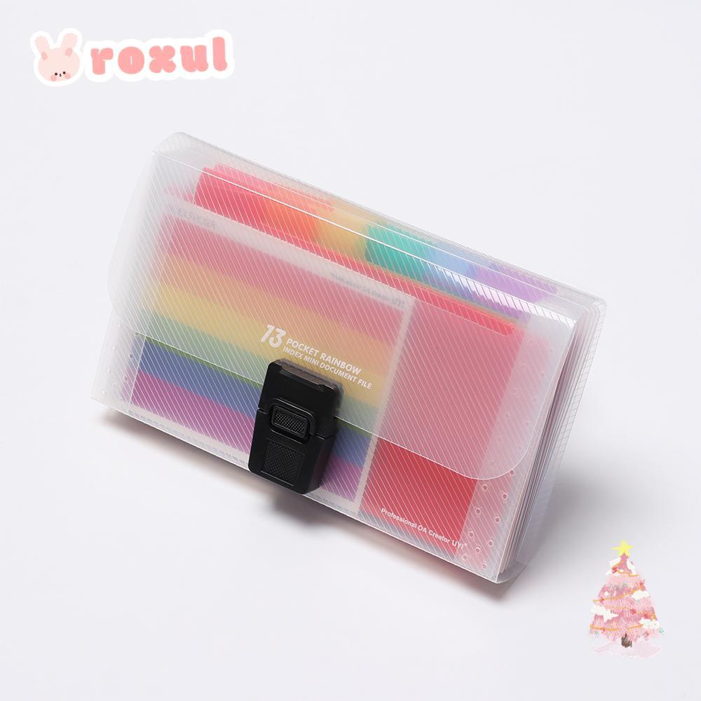 ROXUL A6 File Folder File Nhựa Đồ dùng văn phòng 13 túi
