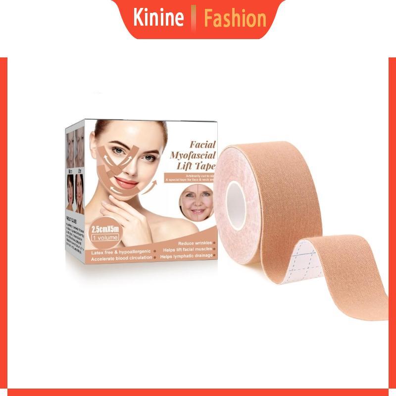 KIN Facelift Tape cho Face Face Face Lifting Tape Trang điểm tức thì Dụng cụ nâng cơ mặt siêu mỏng B