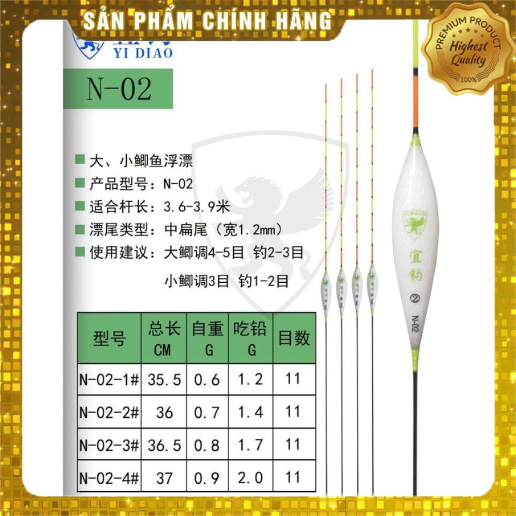 Phao Nghi Điếu N02