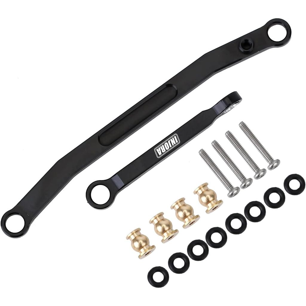 INJORA RC Cần Lái Dây Buộc Liên Kết Cường Lực Cao Cho 1 / 24 RC Bánh Xích Trục SCX24 AXI90081, Nhôm 