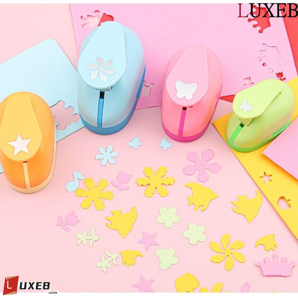 LUXEB Craft Hole Punch, Paper Card Arts Crafts Paper Hole Puncher, Thêu Sò Thẻ Dập Nổi Border Paper 