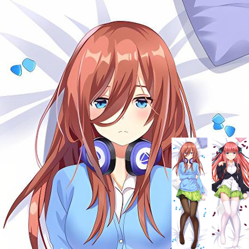 Caricatur The Quintuplets tinh hoa, vỏ gối / gối ném hai mặt 3D gợi cảm, sản phẩm dệt may gia đình V