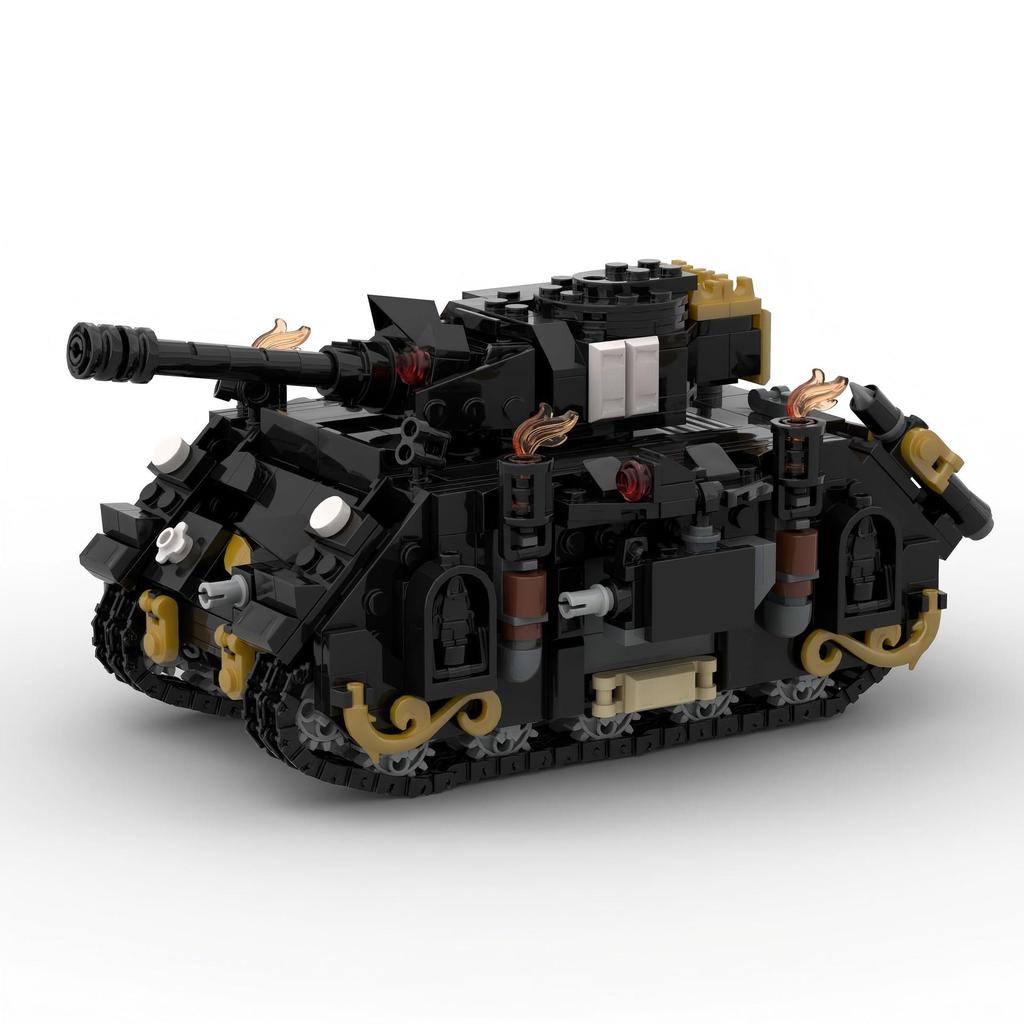 Hạt Nhỏ MOC Khối Xây Dựng Warhammer 40K Series Đúc Xe Tăng Bé Trai Lắp Ráp Tương Thích Lego Bộ Đồ Ch