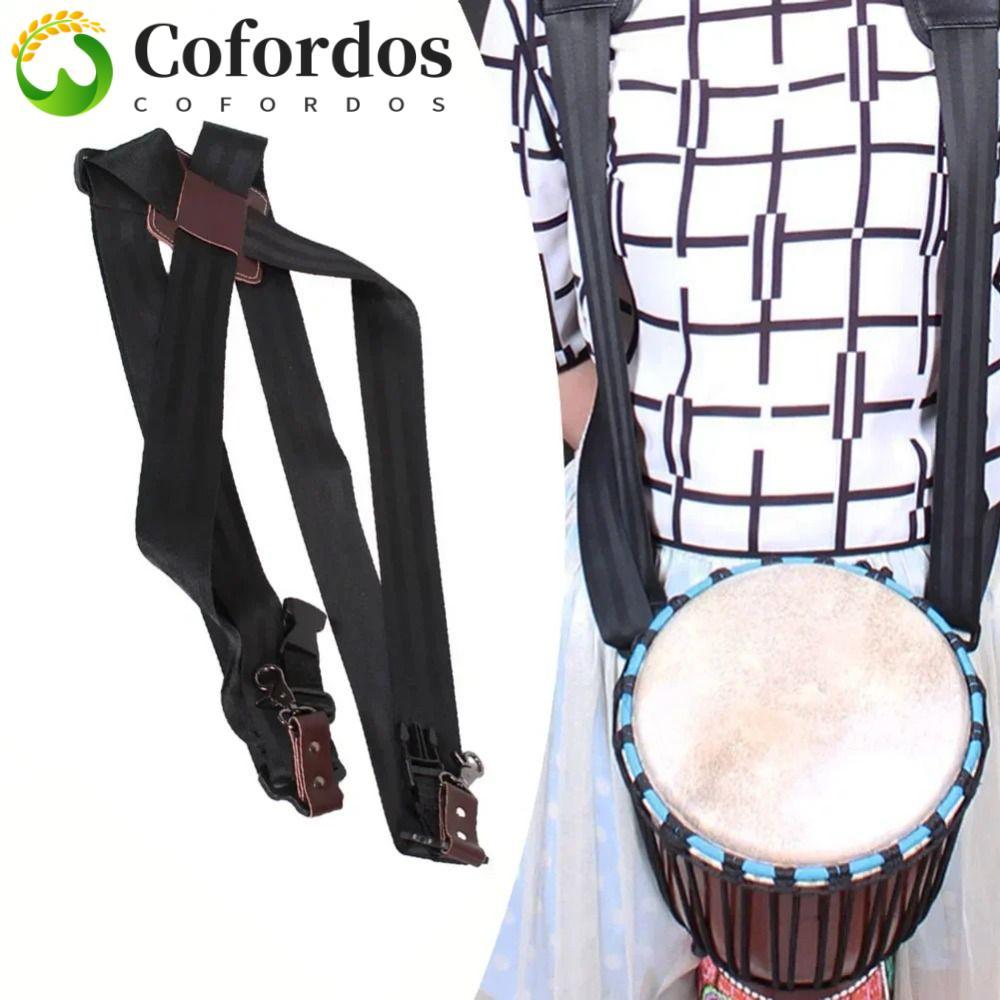 Dây đeo vai COFORDOS Djembe, Dây đeo ba lô trống châu Phi thay thế đệm dày, Dây đai trống tay có thể