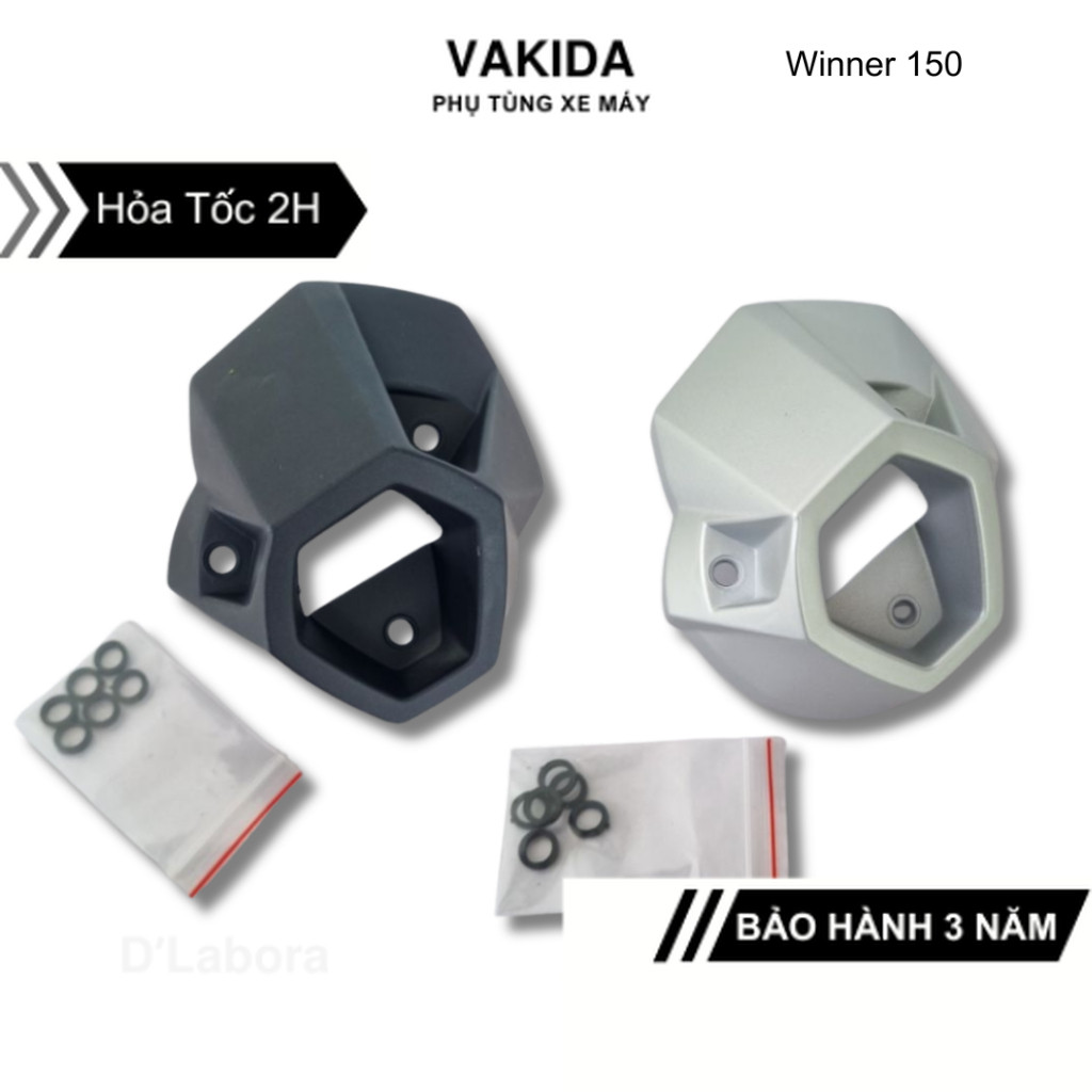 Đuôi pô Winner 150 V1 Đít Pô Màu đen màu bạc Winner 150 V1 Chụp Pô Winner 150 Phụ Kiện Xe Máy