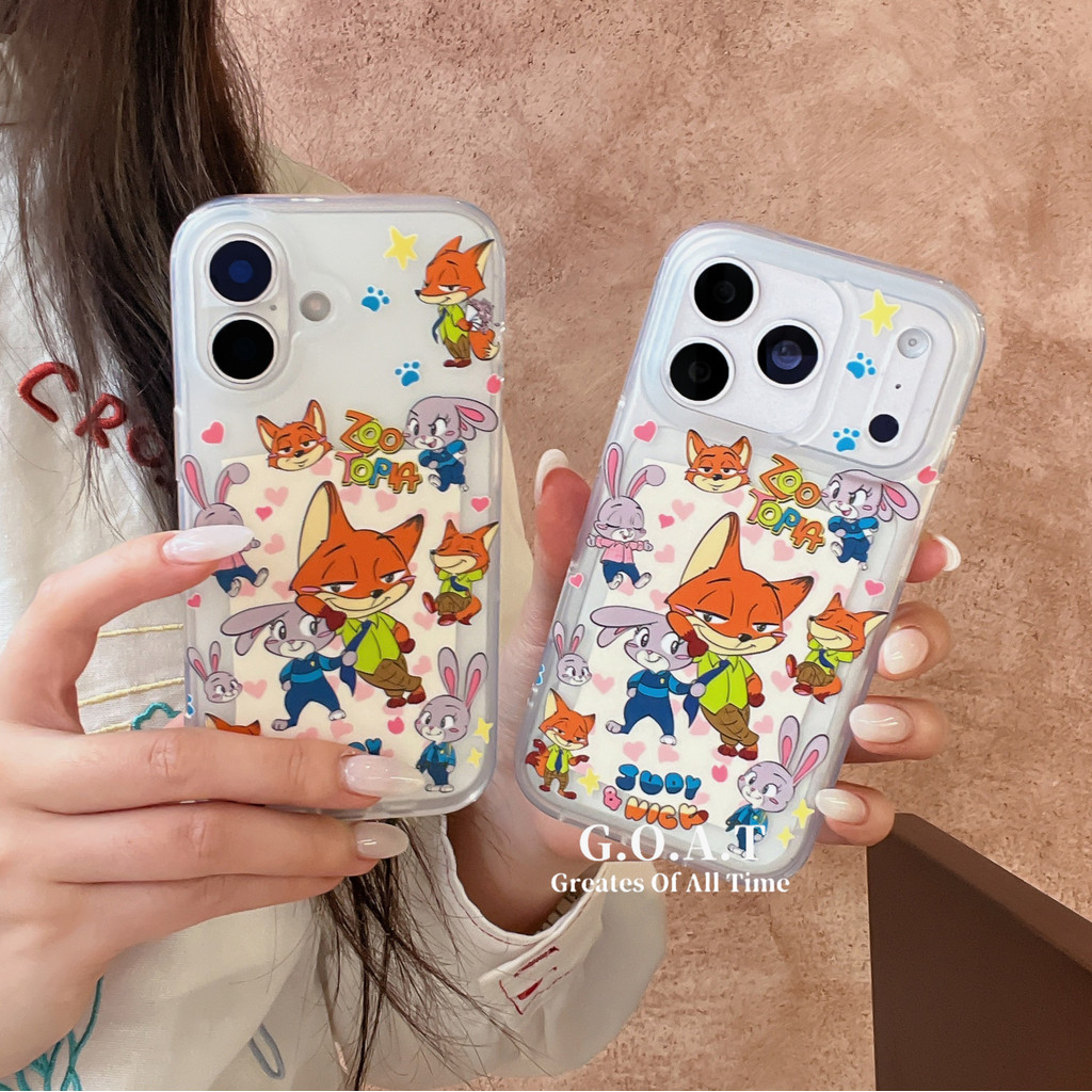 G.O.A.T Vỏ hoạt hình dễ thương Tương thích cho iPhone 17 pro max iPhone 17 16 15 14 pro iPhone 17 Vỏ