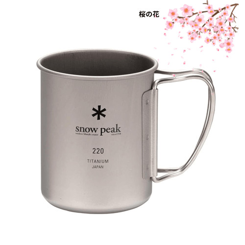 Snow Peak cốc đơn titan