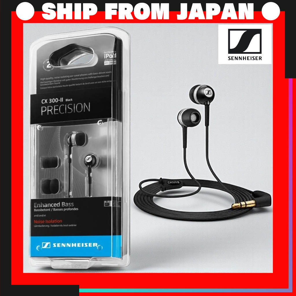 Sennheiser CX300-2 Wired In-Ear Earphones – Dynamic Canal-Type Earphones