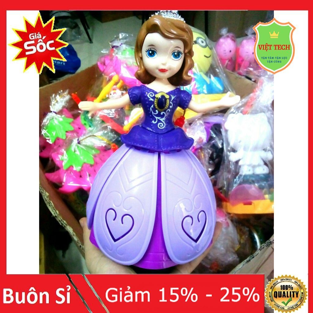 Đèn Trung Thu Công Chúa Sophia Tím