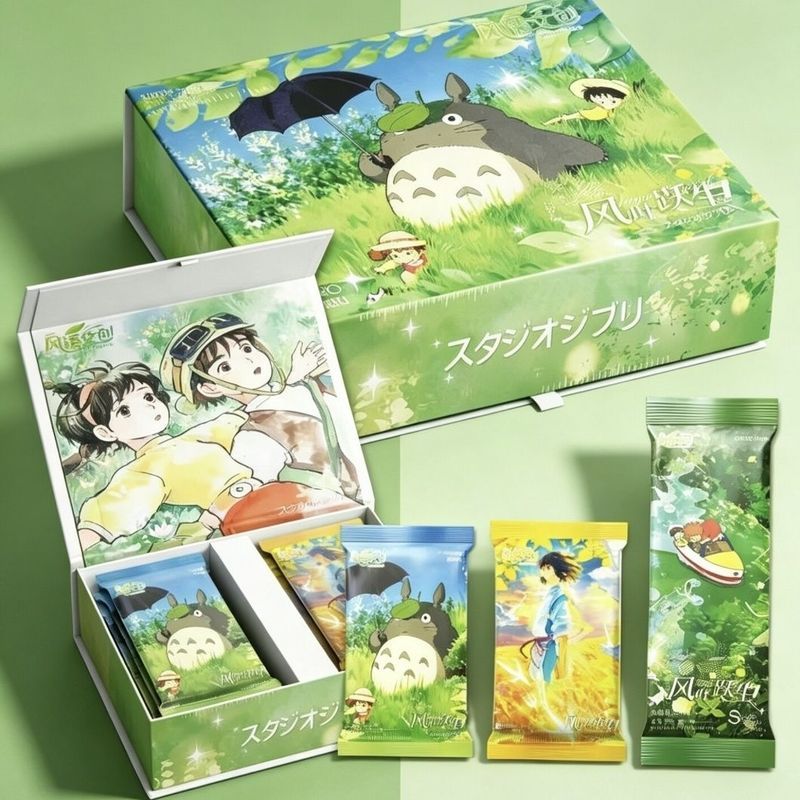 【Fast shipping】blind box ghibli ghibli postcard ghibli decor Mô hình tượng hộp mù