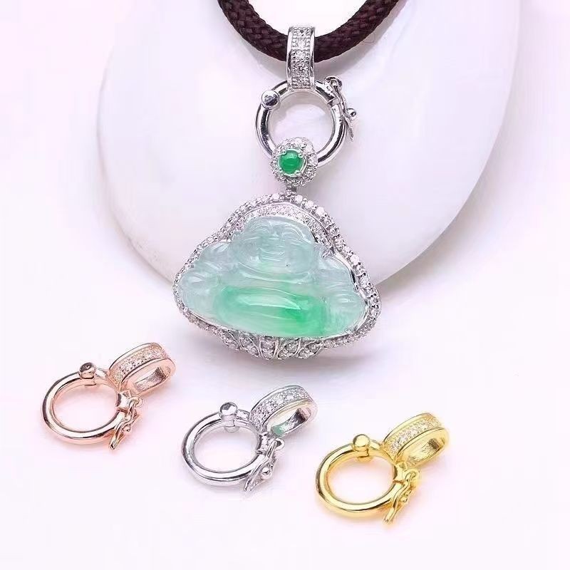 Mặt dây chuyền vòng cổ mạ vàng bạc S925 buck S925
