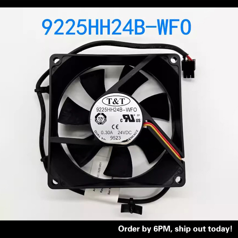 Quạt làm mát máy T & T 9225HH24B-WDO 9225HH24B-WFO 24V 0.30A