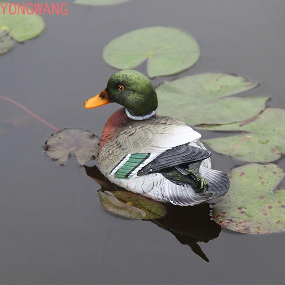 Tượng Thiên Nga YONGWANG66ZX, Tượng Vịt Quan Thoại Nhân Tạo Thực Tế Không Phai Màu, Trang Trí Sân Vư