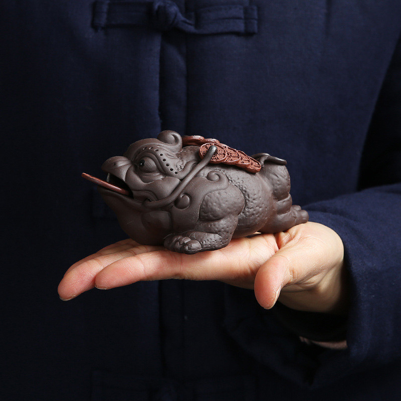 Tím Cicada Vàng Cicada Tất Cả Handmade Tím Cicada Vàng Cicada Trà May Mắn Cho Thú Cưng Bộ Trà Phụ Ki