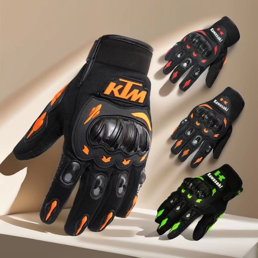 【Ready Stock】 Bicycle Gloves Motorcycle Gloves Sports Gloves Full Finger Gloves Outdoor Riding Glove