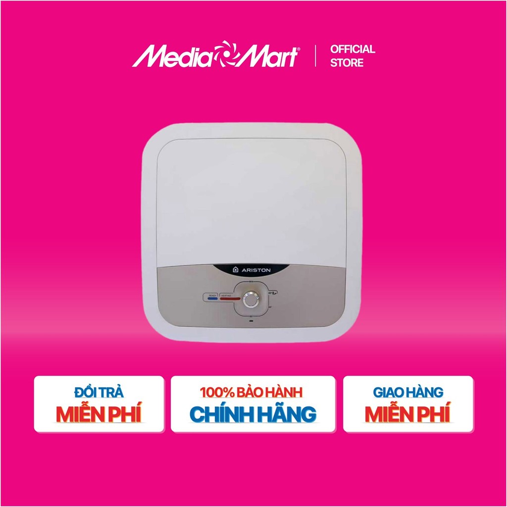 [MediaMart ONLINE-Ship 0đ] Bình nóng lạnh gián tiếp Ariston AN2 30RS 2.5 FE-MT 30 lít