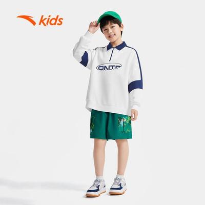 Áo Sweater Dài Tay Có Cổ Bé Trai ANTA Kids 3525C7731