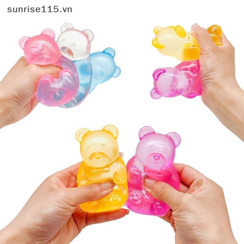 SRVN 1 Mảnh Maltose Knead Extractor Toy Knead Muscle Power Kawaii Mềm Kẹo Gấu Nhựa Extractor Căng Th