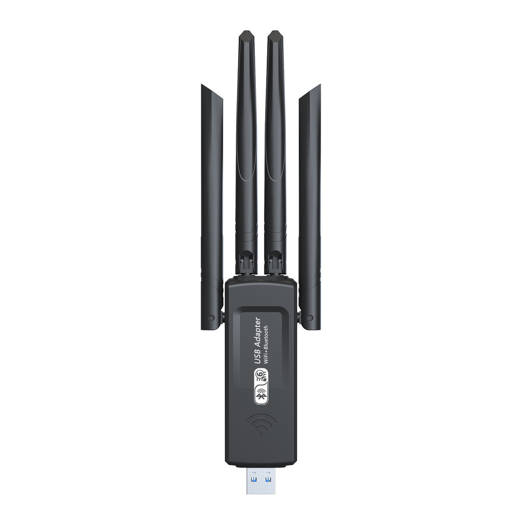 WiFi6 Ổ đĩa AX900M Bluetooth Card mạng không dây Máy tính để bàn Bộ thu mạng USB 5.4 Bộ chuyển đổi B