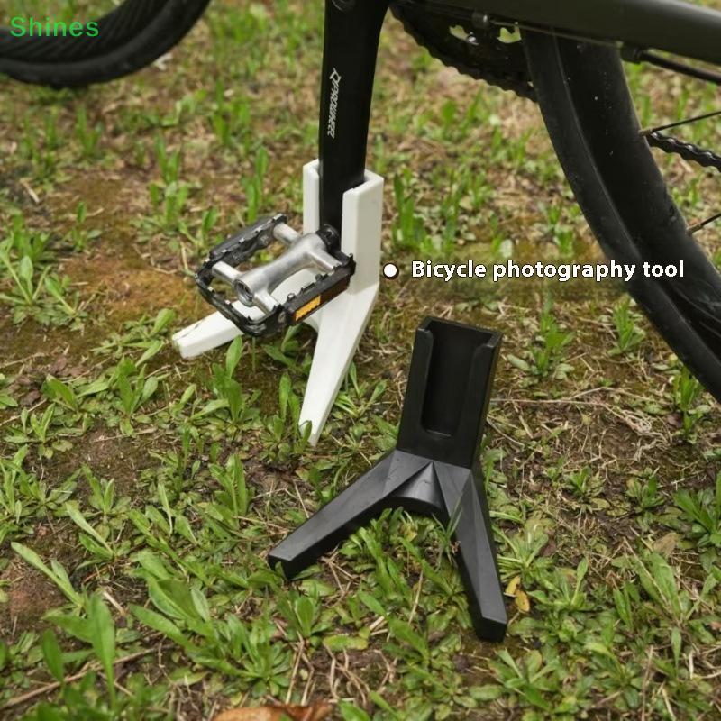 Shines Bike Kistand Mountain Road Bike Pedal Hỗ trợ Chân đế phía sau Ki Bike Khung bên Giá đỡ Hỗ trợ