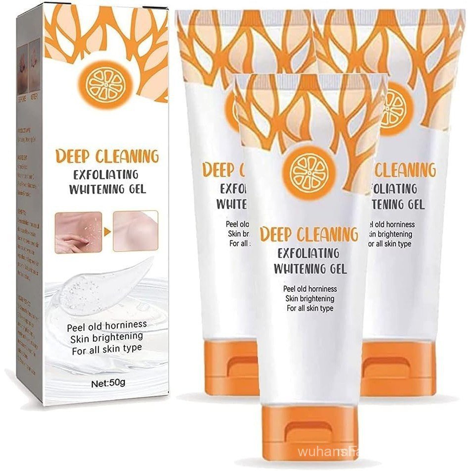 Gel làm trắng da tẩy tế bào chết Gmeelan Orange, Gel tẩy tế bào chết da và cơ thể, Chất làm trắng da