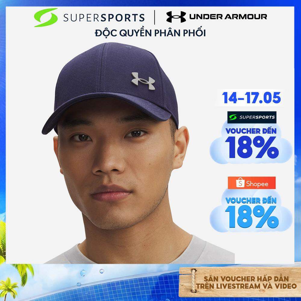 Mũ Lưỡi Trai Nam Under Armour Essential Low Metal Adjustable - 1389695-410