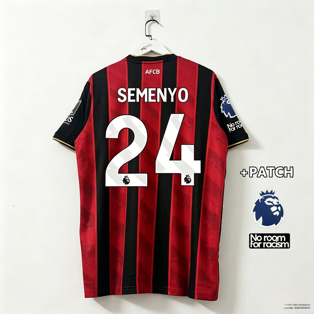 25 / 26 AFC BOURNEMOUTH HOME FANS EDITION FOOTBBALL JERSEY S-4XL