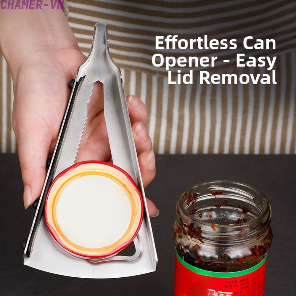 【CHAMER】stainless steel bottle opener jar lid opener multifunctional kitchen tool【HomeLiving】