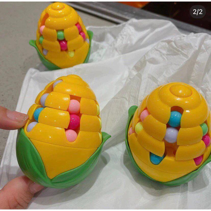 Haidilao Corn Magic Bean Haidilao Toy Cube Đồ chơi giáo dục Ngô Bean Rubik 's Cube Limited Hàng có s