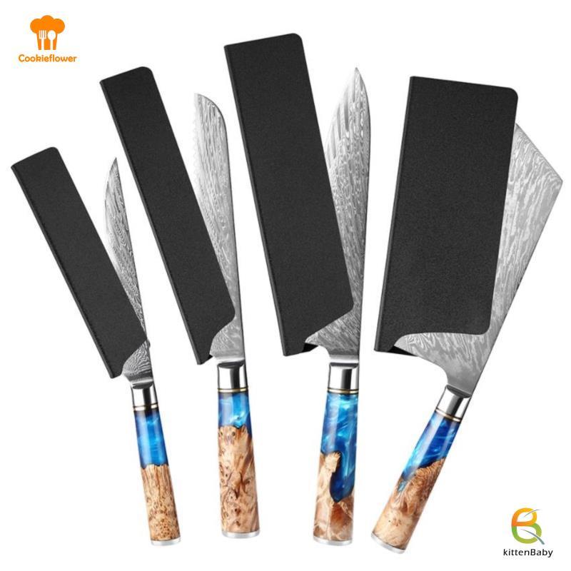 [Kitten-t] Dao Đầu Bếp Cao Cấp Có Vỏ 8 Inch Santoku Sashimi Sushi Cleaver Dụng Cụ Cắt Lát Đa Năng Ch
