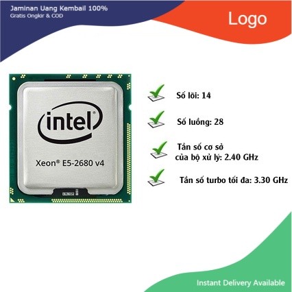 CPU Intel Xeon E5 2680 V4 E5 2686V4 E5 2696V4 chính hãng