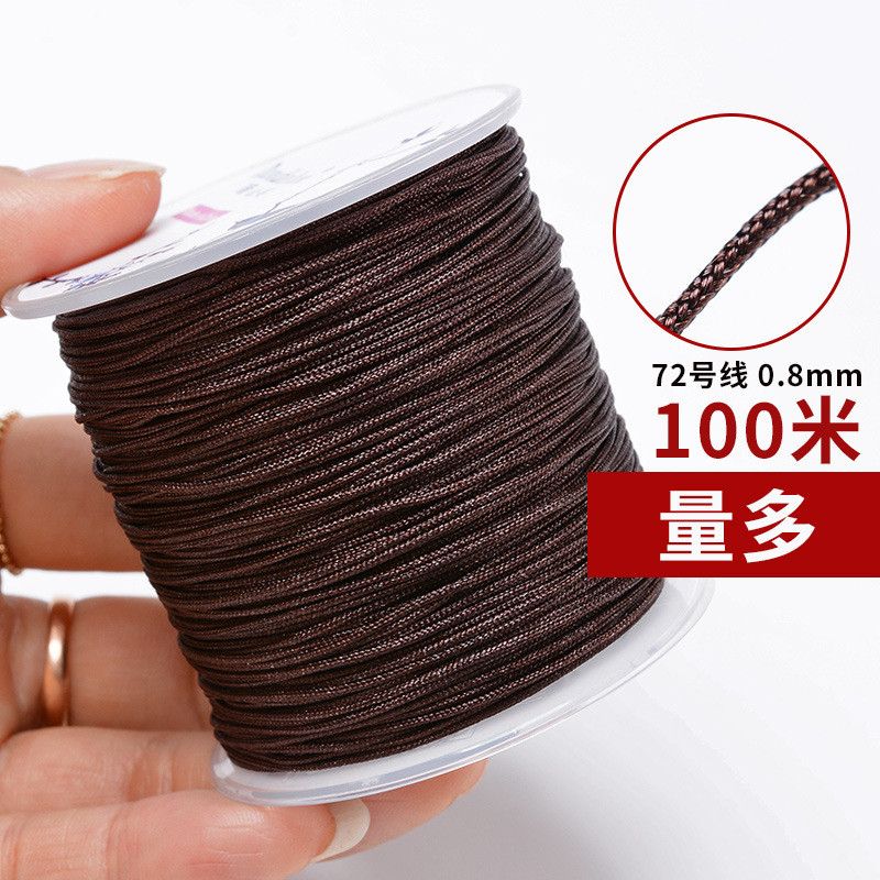 Bồ công anh số. 72 Trang Sức Ngọc Chỉ Tay Bện Dây Vòng Cổ Dây Bện Chỉ Chơi Dây Pha Lê Chủ Đề Bồ Công