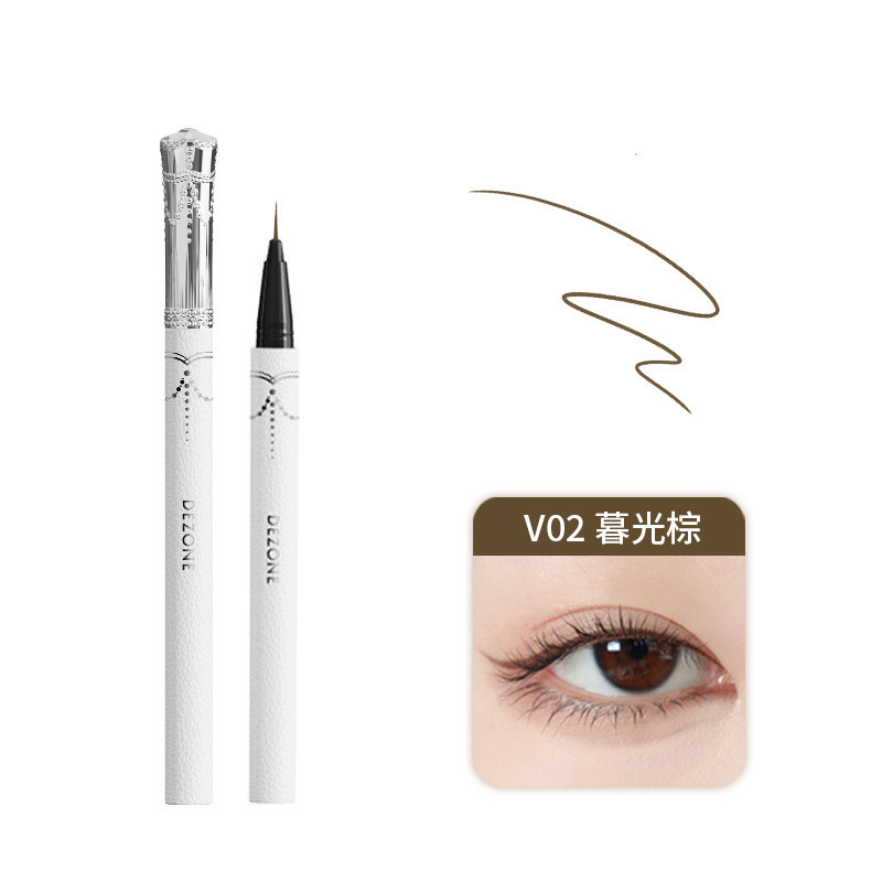 DEZONE Fine Needle Fairy Wand Lambskin Elf Eyeliner Pen Memory Small Dense Brush Dày Mascara dày đặc