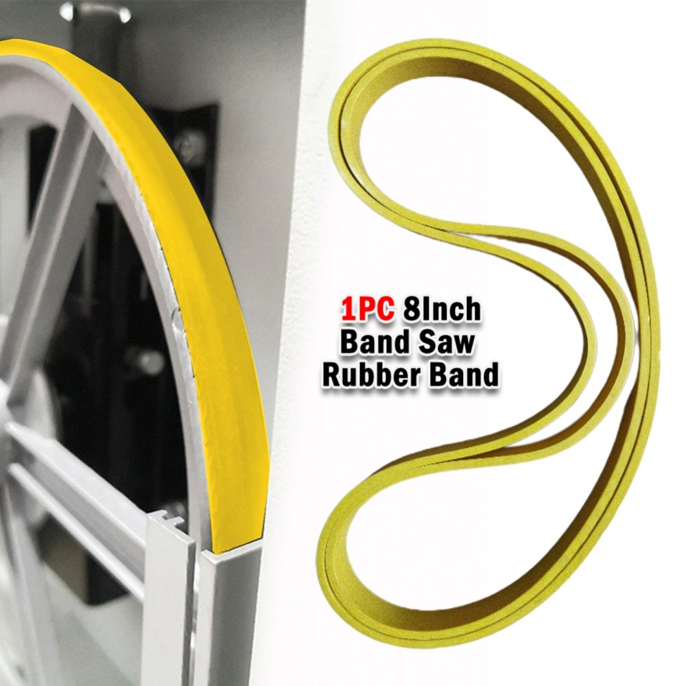 WoodWorking Band Saw Rubber Band Saw Scroll-Wheel Rubber-Ring 8Inch ​