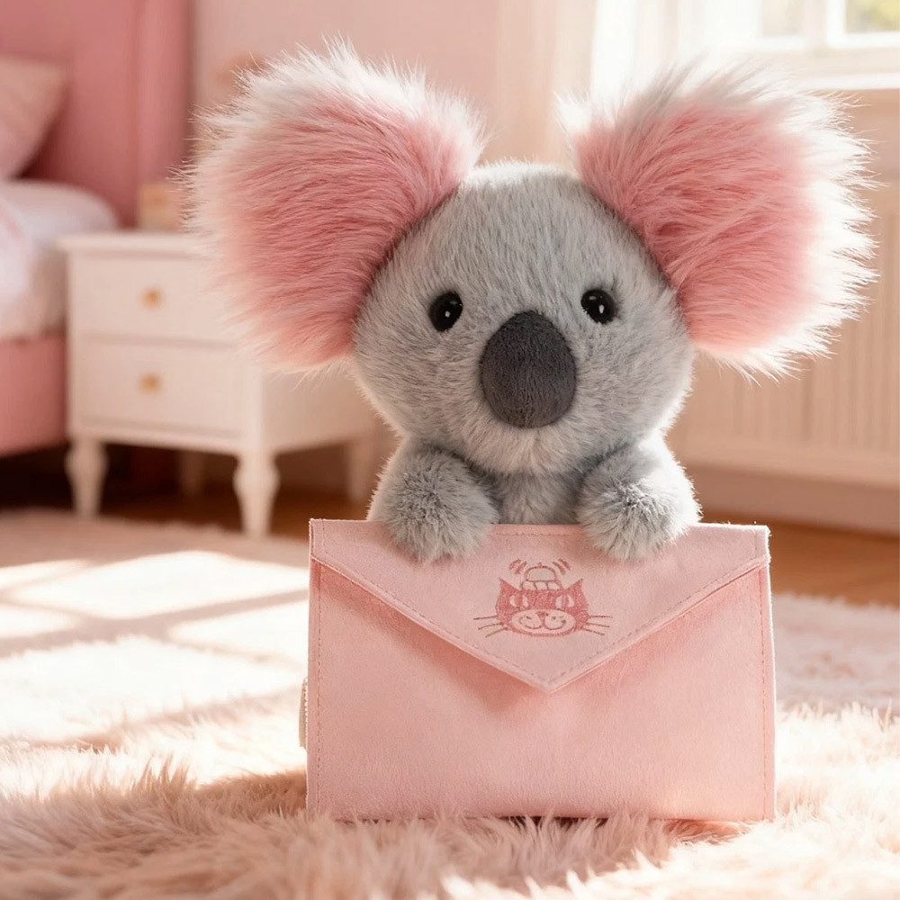 Valentine's Day Envelope Koala Dolls Plush Dolls Cute Gift