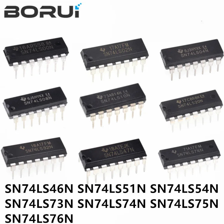 10 Cái / lốc Mới SN74LS46N 74LS46 DIP16 SN74LS51N SN74LS54N 74LS54 SN74LS73N 74LS74 SN74LS74N SN74LS