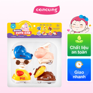 Biệt đội 4 xe thú nhấn đầu chạy đáng yêu CY701136 C508