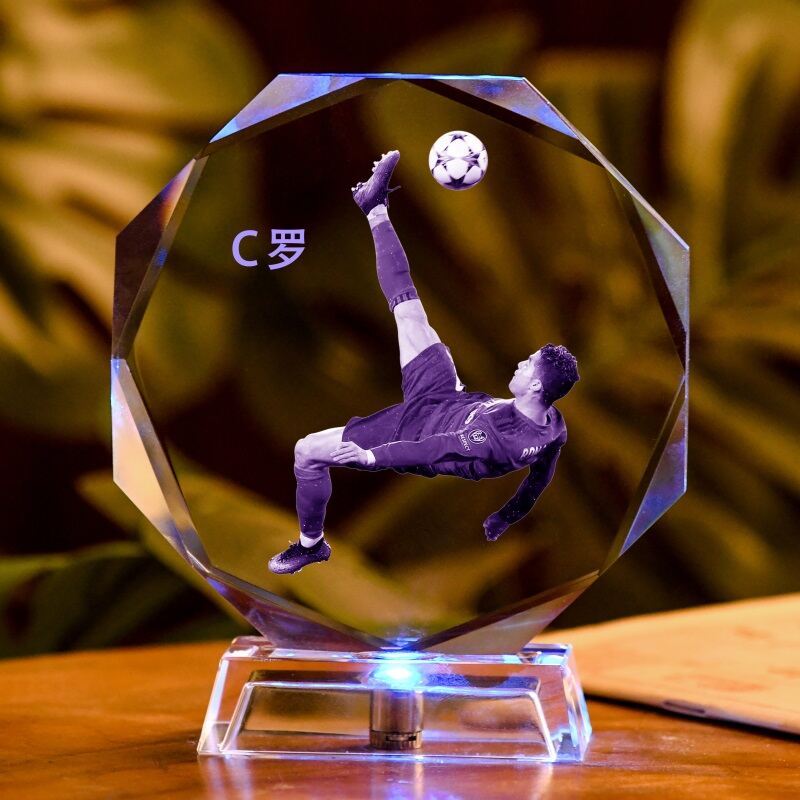 Mô hình bóng đá kỷ niệm Quả bóng vàng Cristiano Ronaldo Neymar Messi Quà tặng sinh nhật cho bạn trai