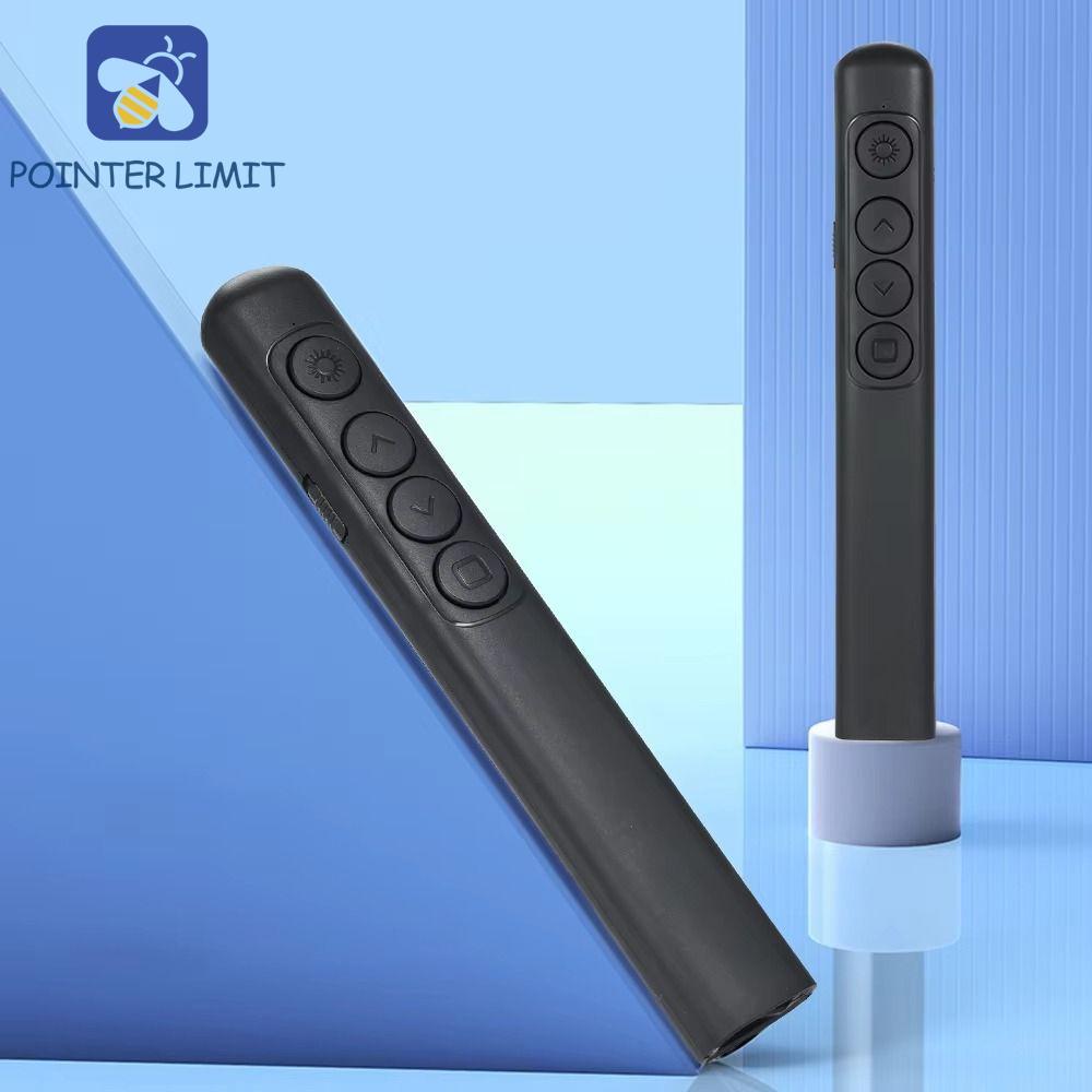 POINTER LIMIT Trình bày không dây Clicker, Bút lật Laser PPT từ xa hồng ngoại 2,4 GHz, Tay cầm thoải