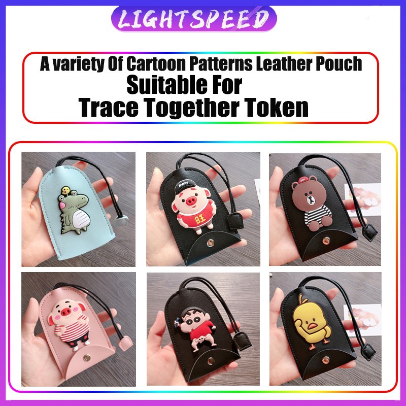 EA3 [Da Thời Trang] Trace Together Token Pouch Túi Chìa Khóa Quà Tặng Túi Goodie