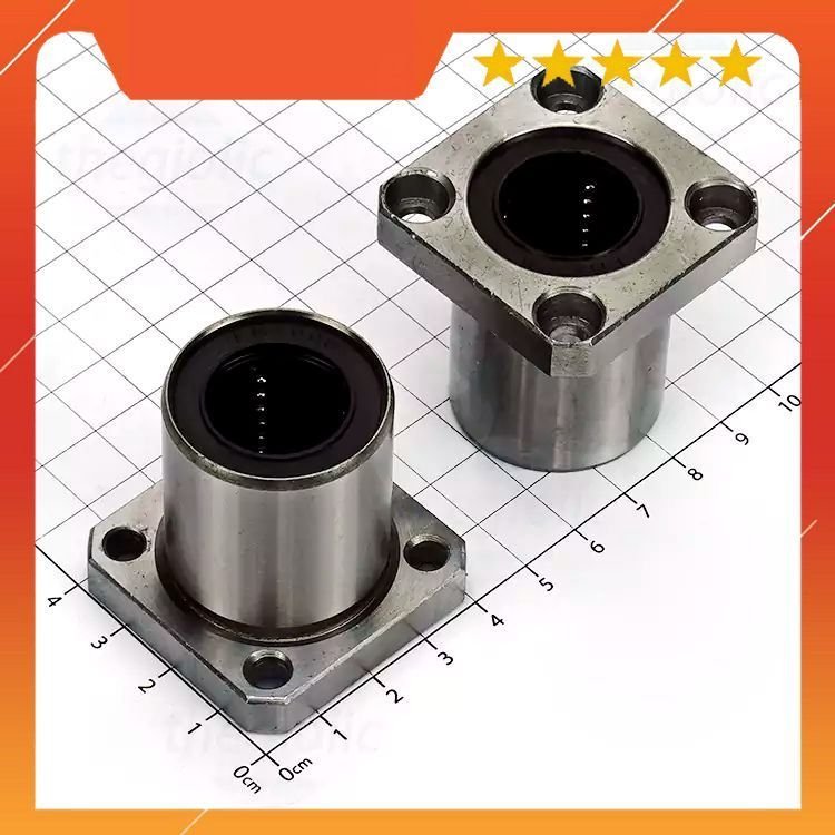 LMK20UU Bi Trượt, Con Trượt Mặt Bích Vuông Lỗ Trục 20mm, Đường Kính Ngoài 32mm, Dài 42mm IoT Maker 9
