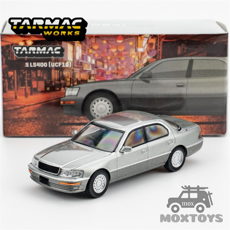 Tarmac Works 1: 64 LS400 (UCF10) Xe mô hình đúc màu xám Flint