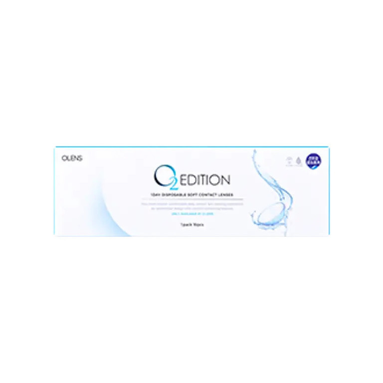 OLENS O2 EDITION Ống kính tiếp xúc trong suốt 1 NGÀY 40P