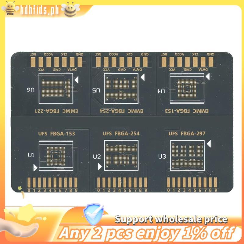 -Flash 64 BGA ISP Board Flash 64 FBGA EMMC UFS ISP cho F64 Lite Ultra Box 153 254 221 153 254 297 FB