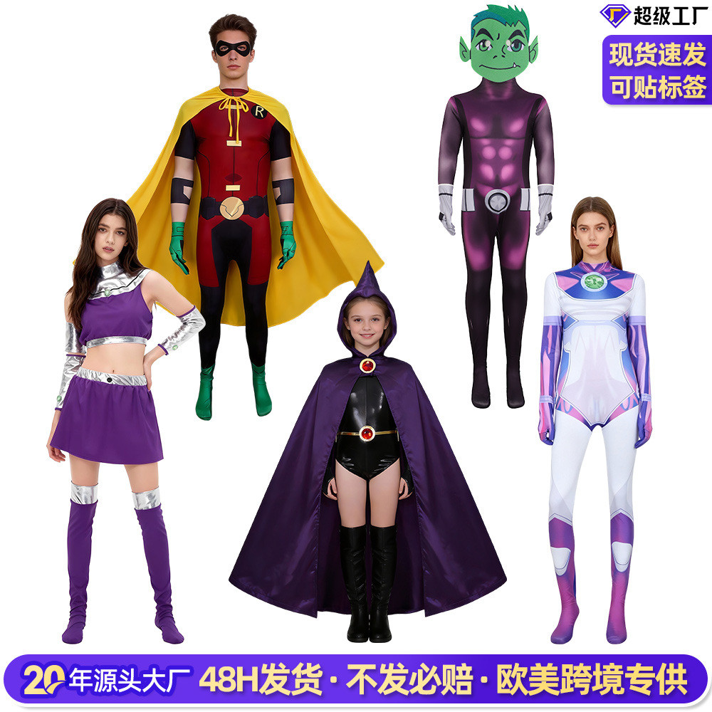 [Sẵn Sàng Giảm Giá] DC Truyện Tranh Crow Raven Cosplay Nữ Anime Cosplay Sân Khấu Trang Phục Thiếu Ni